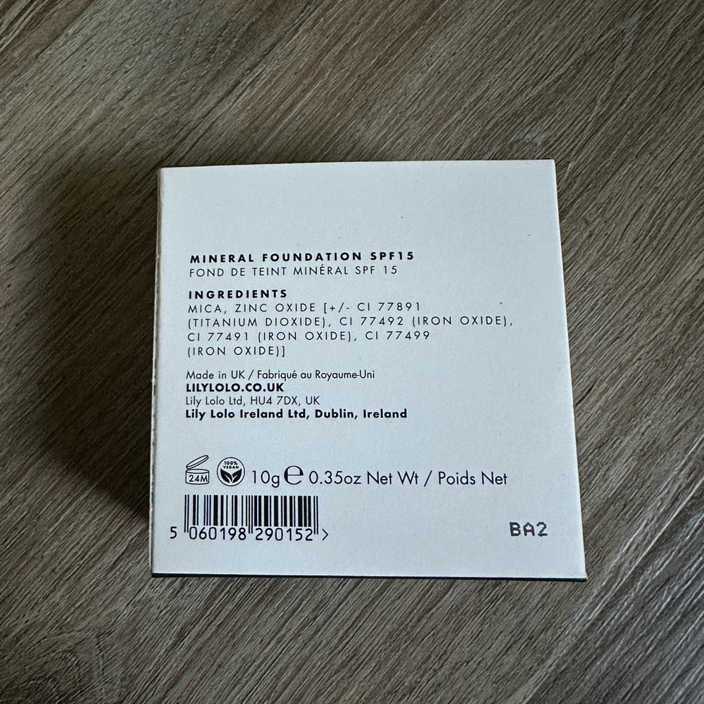 BUY 1 GET 1 FREE | Lily Lolo Mineral Foundation FULL size, SPF 15 (NEW IN BOX) - Picture 5 of 7